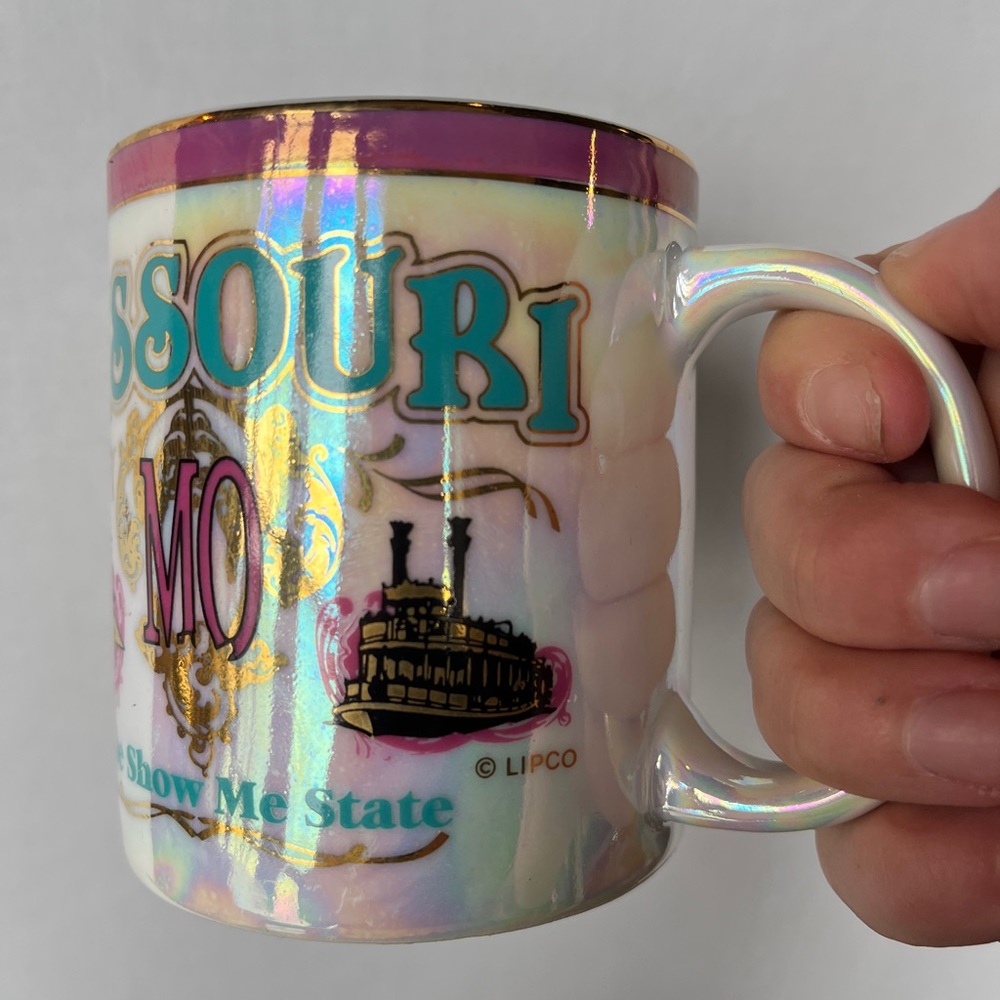 3/$30 🌟 Vintage Iridescent Missouri Mug - Picture 4 of 7